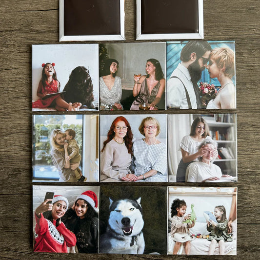 4 X Foto magneet